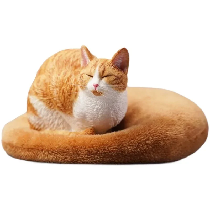 Sleepy cat model, cute healing cat figure peripheral tide play creative ornament