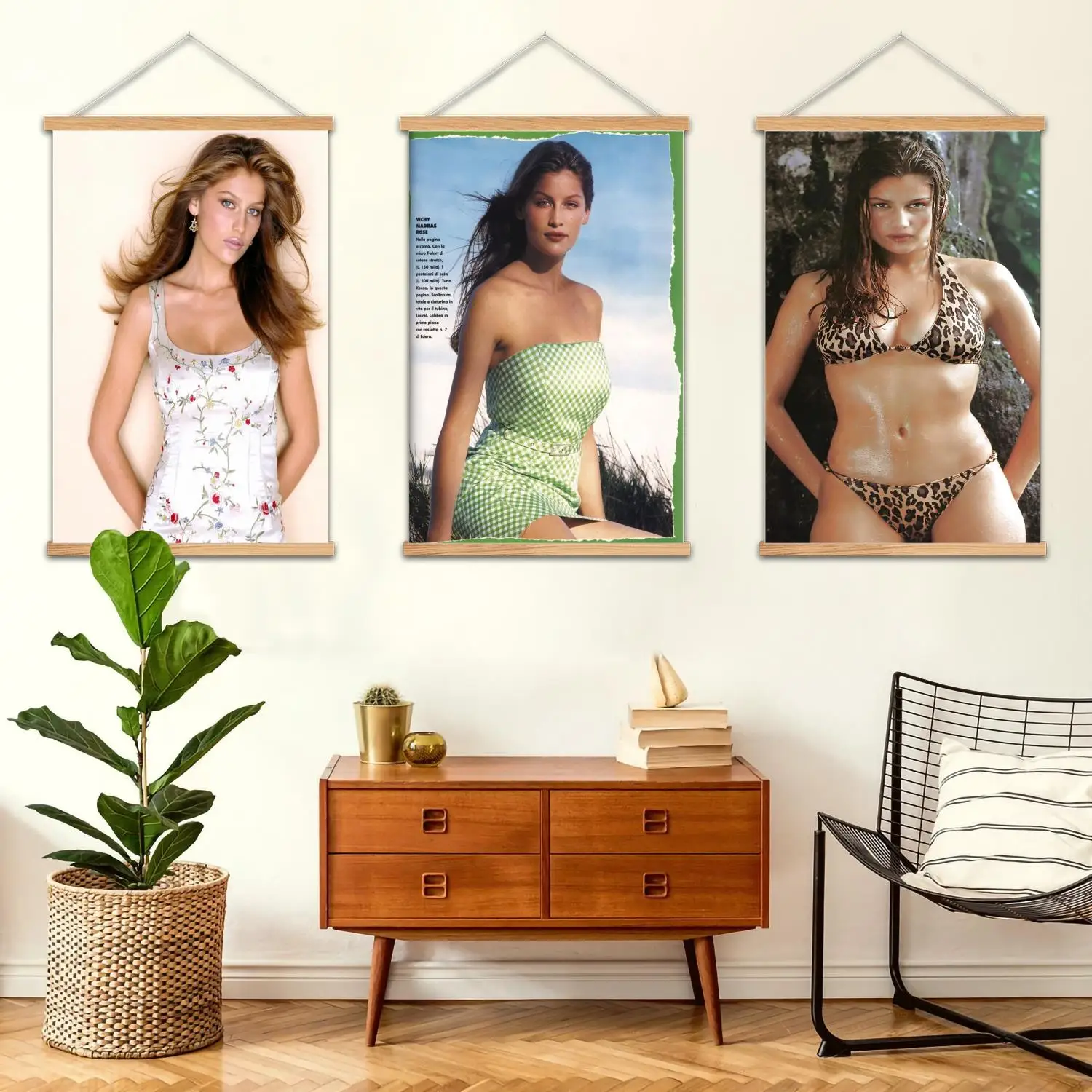 laetitia casta actor pintura de pared enmarcada lienzo póster artístico, arte de pared carteles modernos de decoración de dormitorio familiar, pintura decorativa