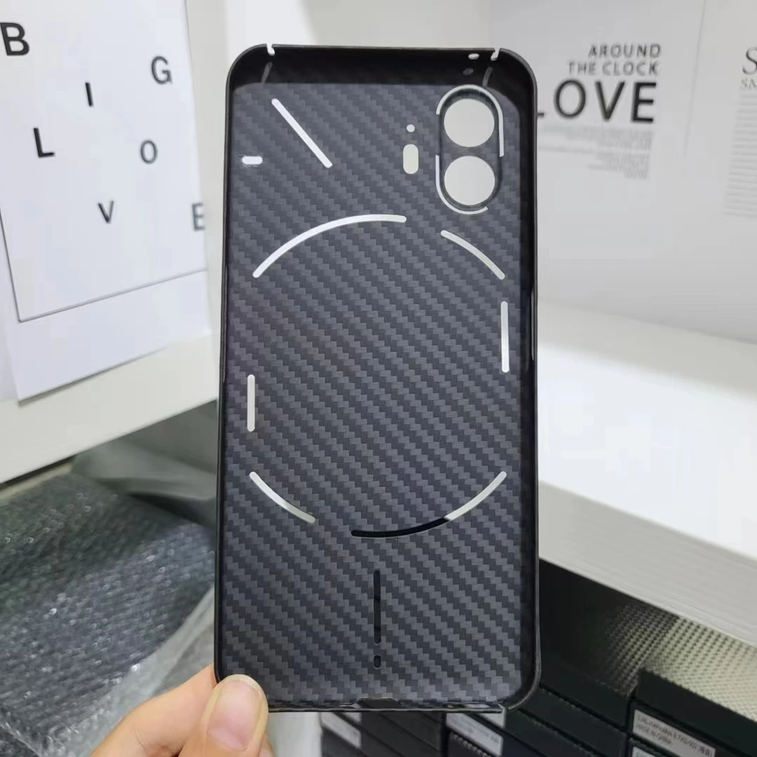 ACC-Real Carbon Fiber Phone Case Cover On For Nothing Phone2 Anti Drop Ultra-Thin And Ultra-Light Phone Case