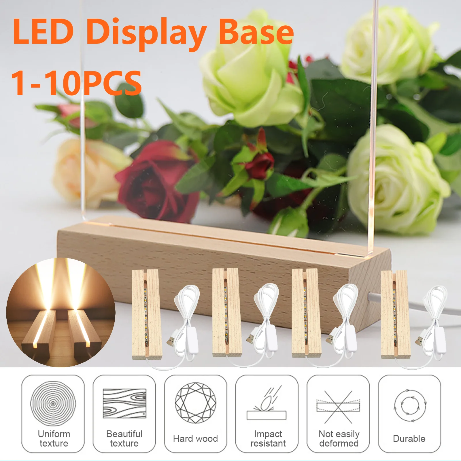 Led Wood Display Ba…