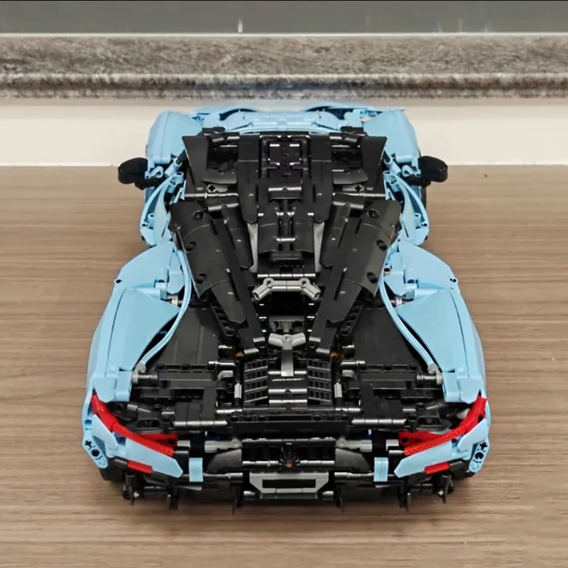 MOC-222472 Personalizzato Sport Super Car 1:8 Kit di veicoli da corsa 42172 Modello Building Block Puzzle Bambini Giocattolo fai da te Regalo di Natale Ragazzo