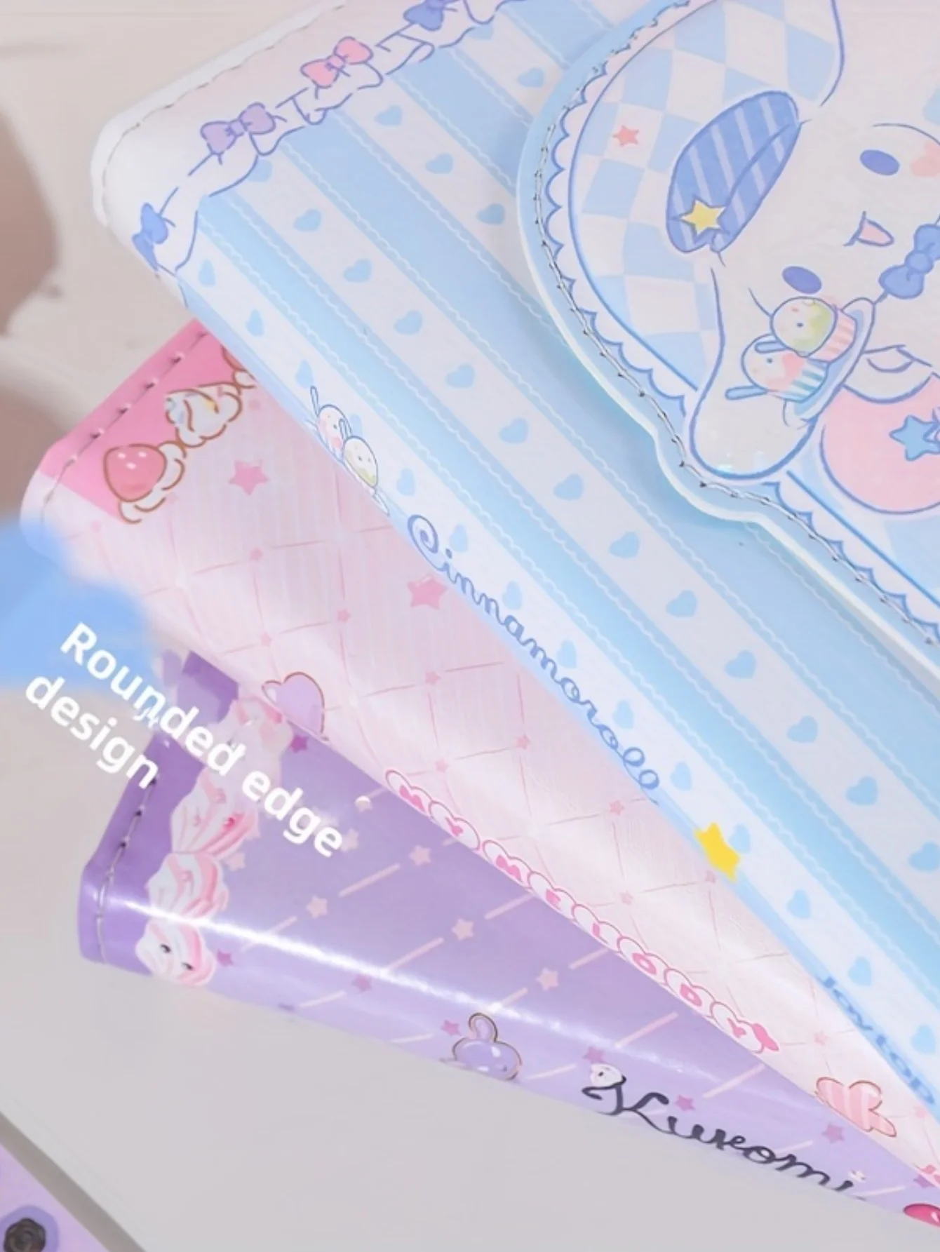 قطعة واحدة من دفتر ملاحظات A6 اللطيف مع إغلاق مغناطيسي - مجلة ورقية من Kuromi وMy Melody & Cinnamoroll للمراهقين والكبار هدية قرطاسية