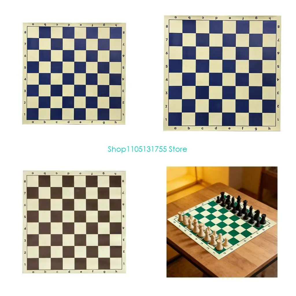 

K0EF Light Weight PU Tournament Chesses Board Portable Rollable Soft Chessboard