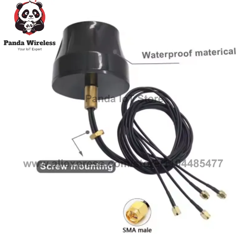 1pcs 1m/3m 600~6000Mhz ZTE CPE Router antenna 5G 4G LTE 3G GSM Full Band Omni For Signal Boost With SMA RPSMA Outdoor Waterproof