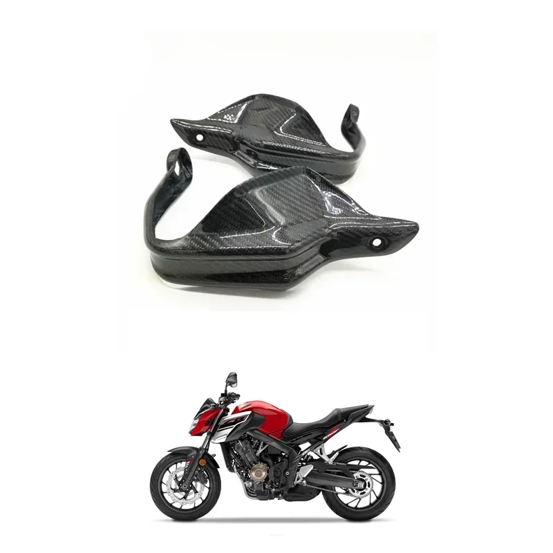 

FOR HONDA CB650F CB650R Motorcycle Accessories Carbon Fiber Handlebar Guard Hand Protector CB 650 F R