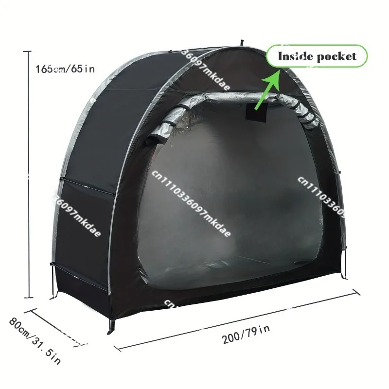 

Double Door Bike Storage Shed Tent for 2 3 Bikes
