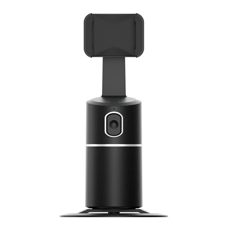 

Portable All-In-1 Smart Selfie Stick 360 degree Rotation Auto Face & Object Tracking Camera Phone Mount Holder(Black)