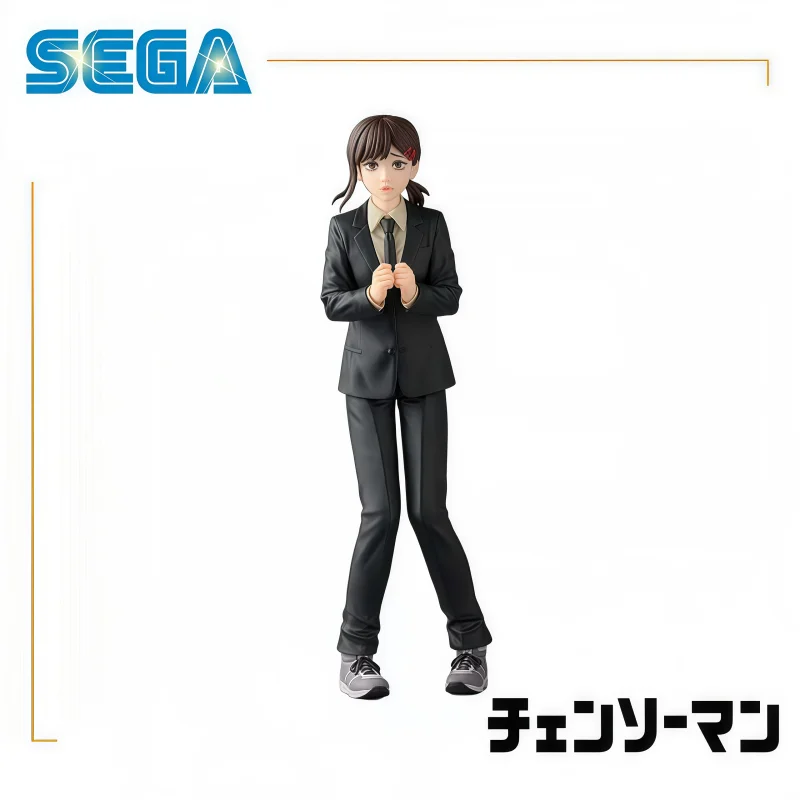 In Stock 100% Original SEGA Chainsaw Man Higashiyama Kobeni Action Figure Model Doll Brand New Boxed Animation Peripherals