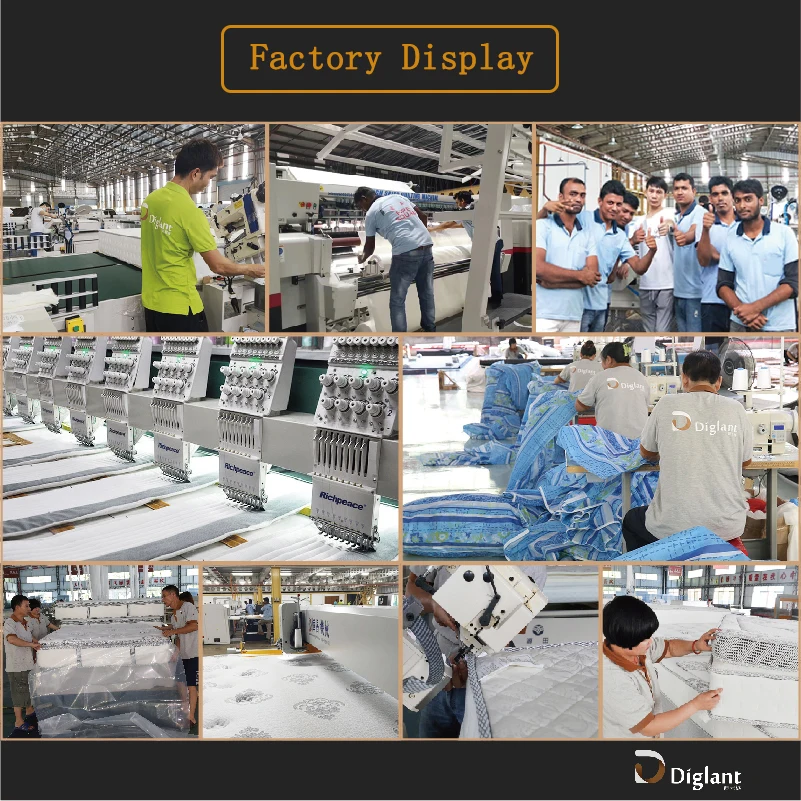 D164  Bed 14 Inch Mattress Collection Super Coil Hotel Memory Size Mattress