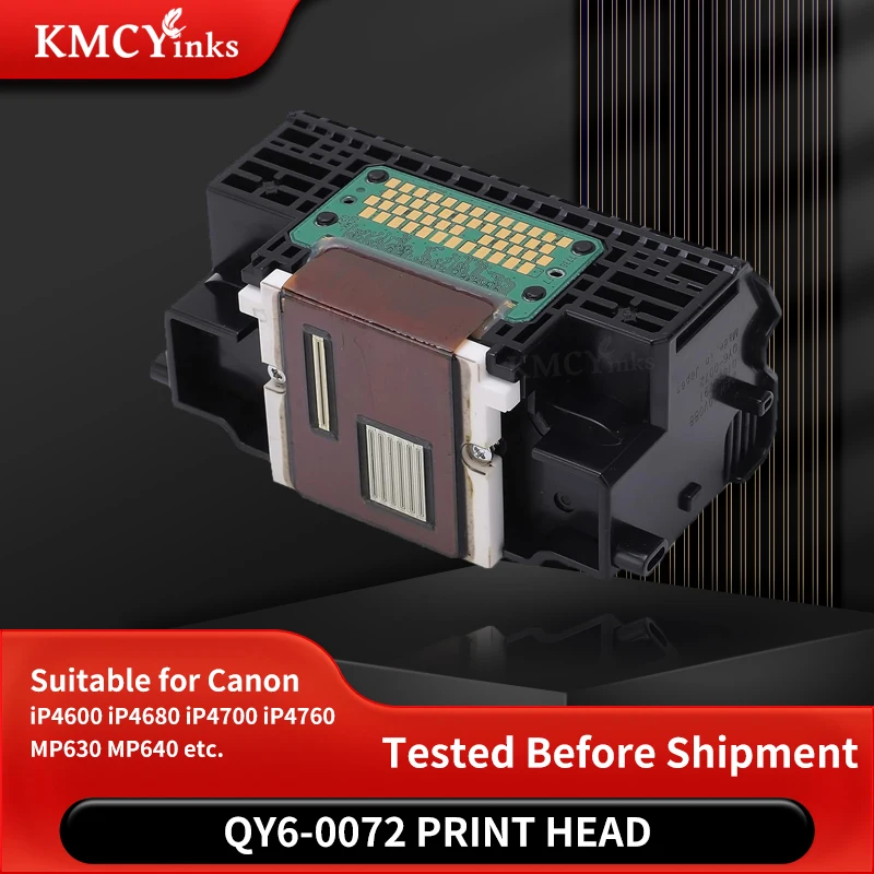 

KMCYinks Printer heads QY6-0072 Printhead Compatible For Canon IP4600 IP4680 IP4700 IP4760 MP630 MP638 MP640 MP648 Printer Head