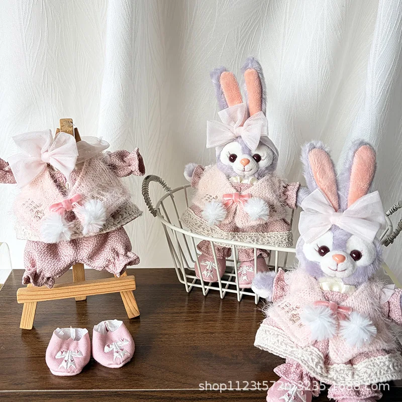 디즈니 화이트 문라이트 스텔라루 소프트 플러시 인형 키체인 배낭 장식품 인형 옷 소녀의 크리스마스 선물