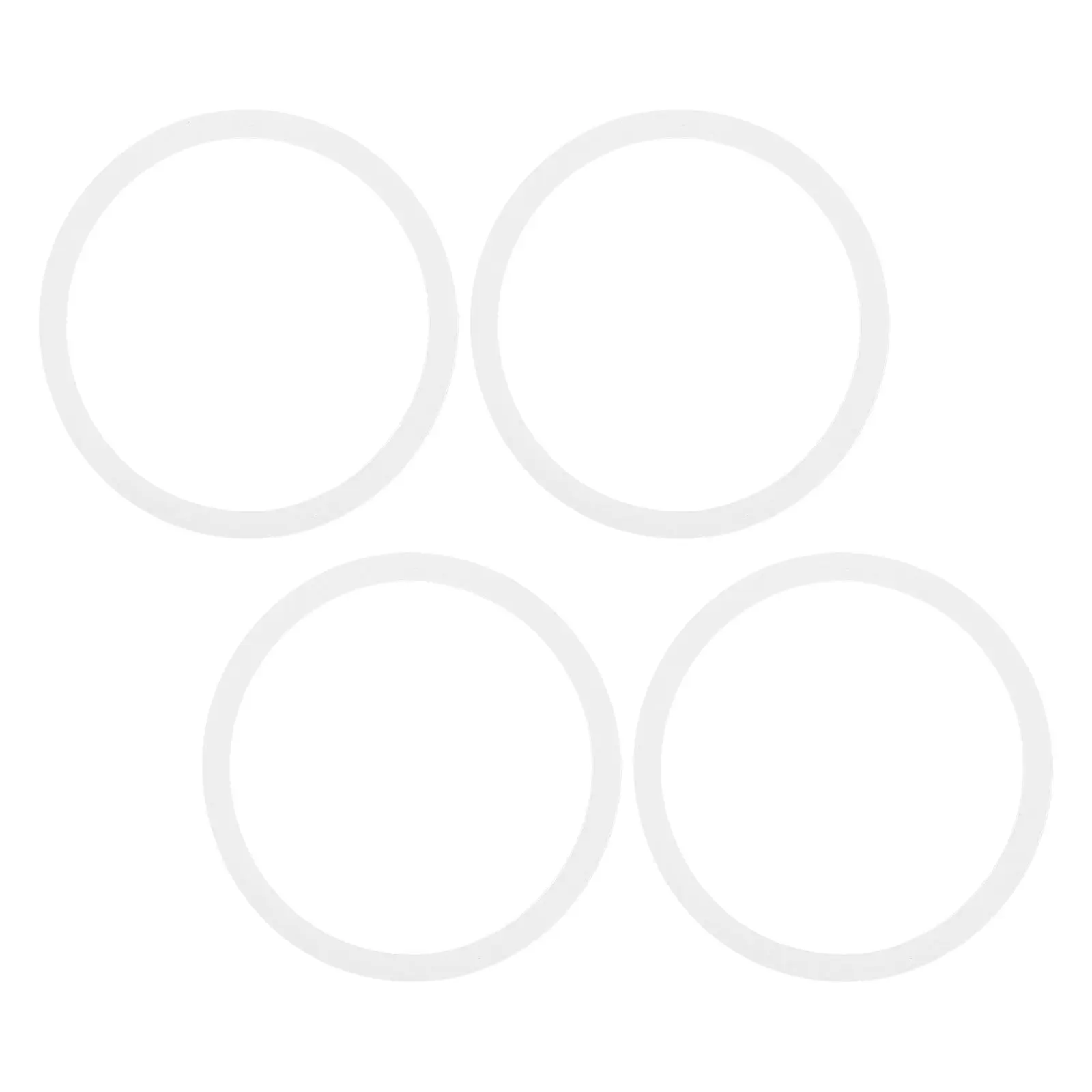 4 قطعة غطاء مستدير ختم جوانات سيليكون زجاجة ماء طوقا مجموعة استبدال ل الجرار المعزول بهلوان قبعات العالمي مانعة للتسرب #4