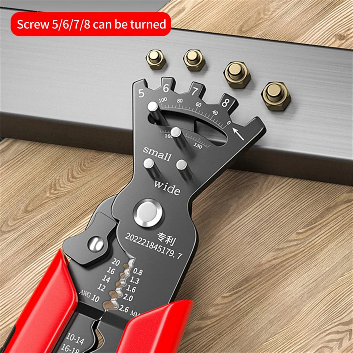 AT14A Wire Stripping Multifunctional Pliers for Cable Cut Crimp Bending Wire Stripper Wrench Cable Cutter Crimper Hand Tool