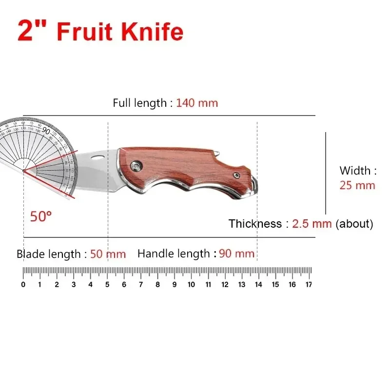 Stainless steel folding kitchen knife portable pocket knife forged butcher with bone and meat fruit fish barbecue plastic handle