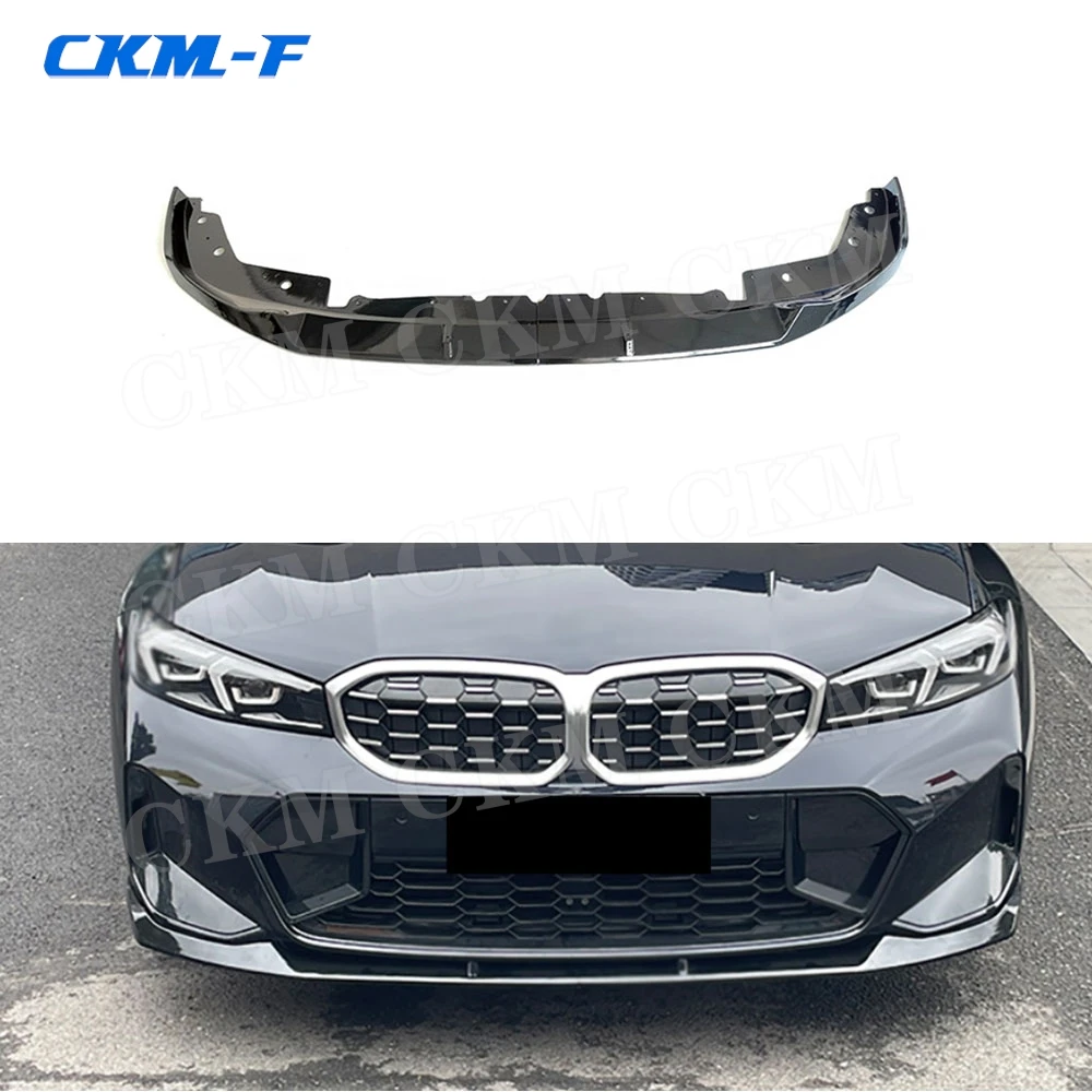 

ABS M Style Front Bumper Lip Chin Spoiler Car Styling Body Kits Accessories for BMW 3 Series G20 G28 LCI Sport 2023+