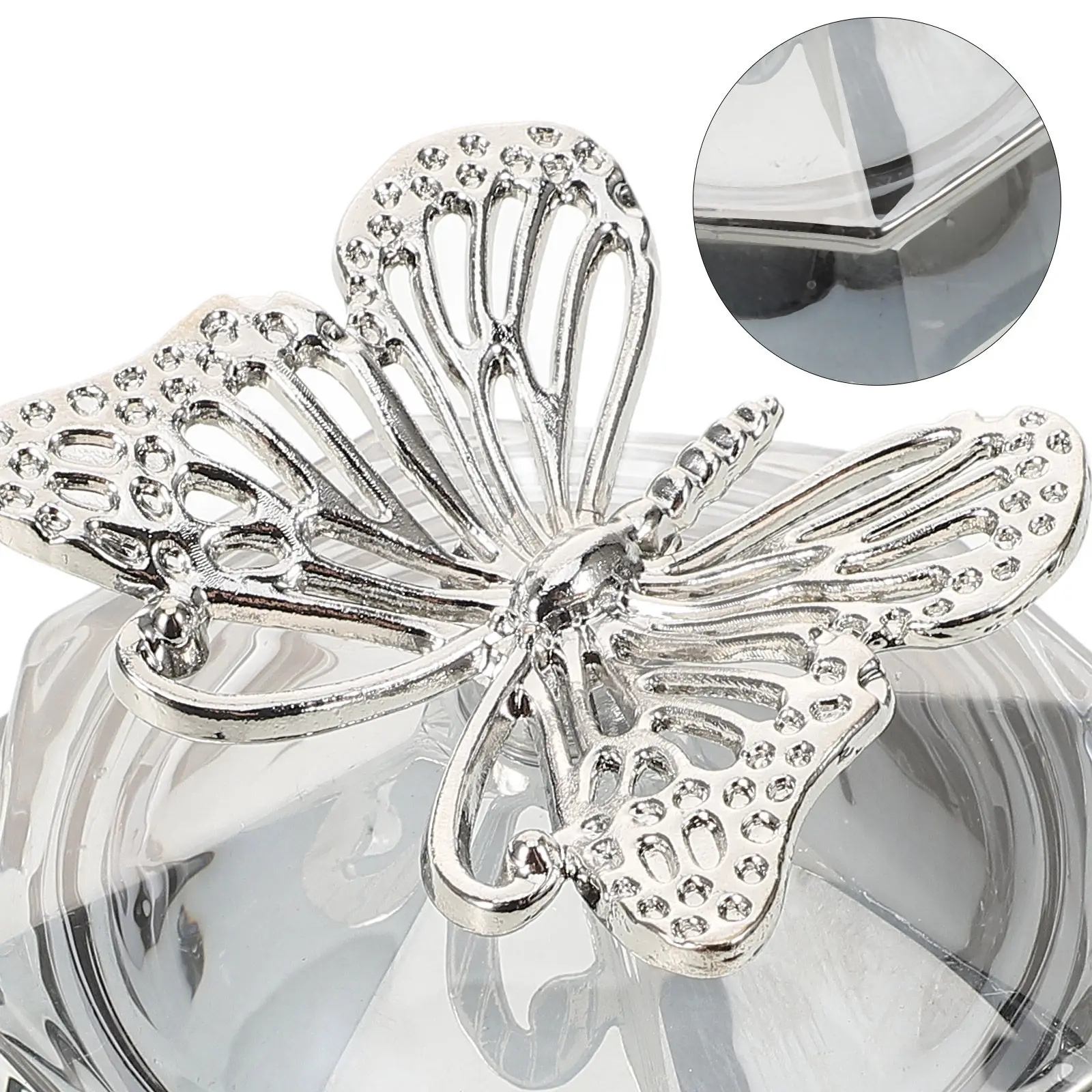 

Manicure Glass Cup 50Ml Stylish Lightweight Non-Spill for Nail Art Liquid Holder Wash Pen Portable Nail Dish Bowl with Lid