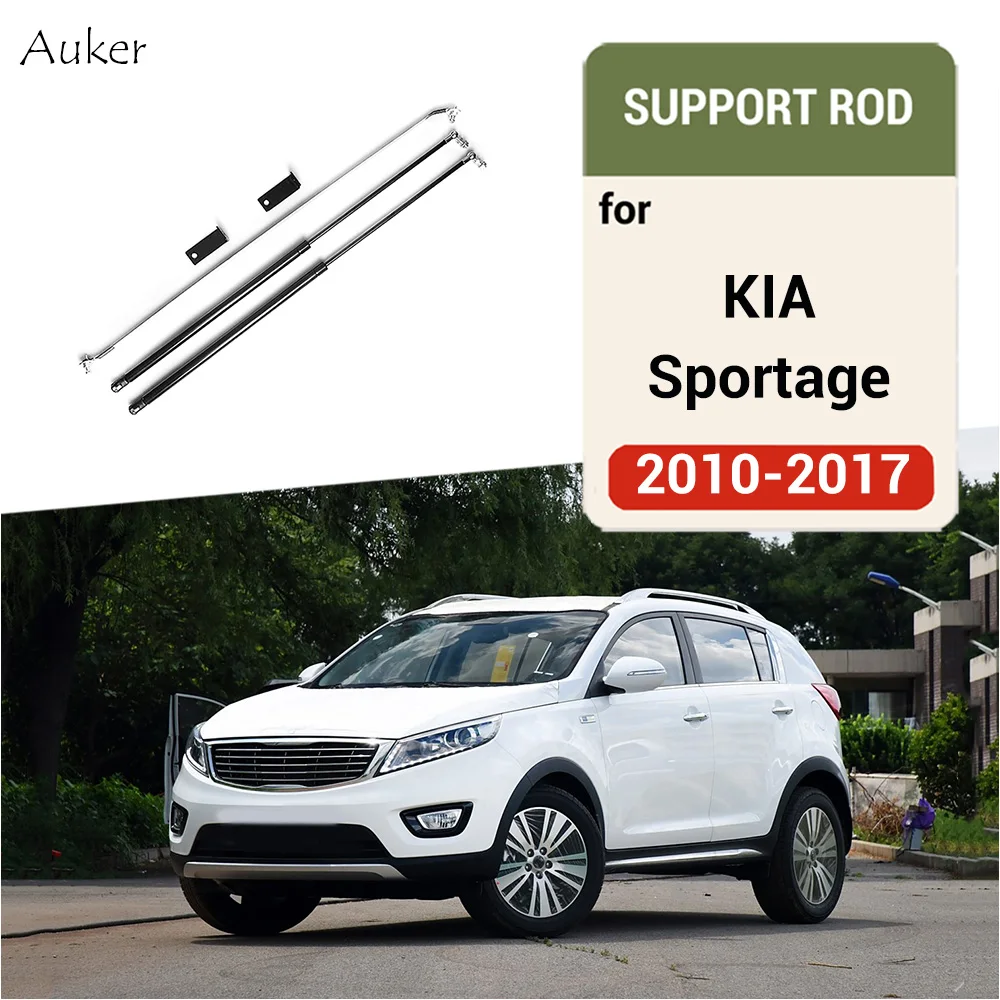 Car-Styling Refit Bonnet Hood Gas Shock Lift Strut Bars Support Rod Akcesoria do KIA Sportage 2010-2017