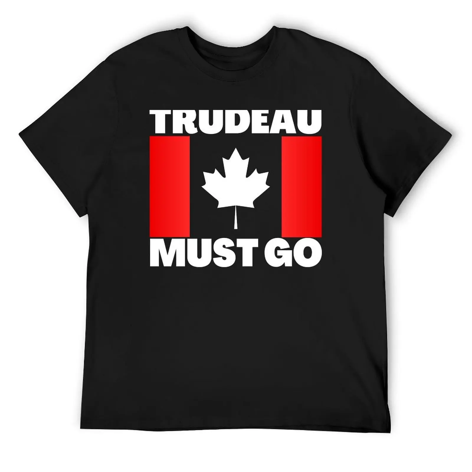 trudeau must go T-Shirt cheap stuff vintage basketball graphic tees man clothes plus size men clothing