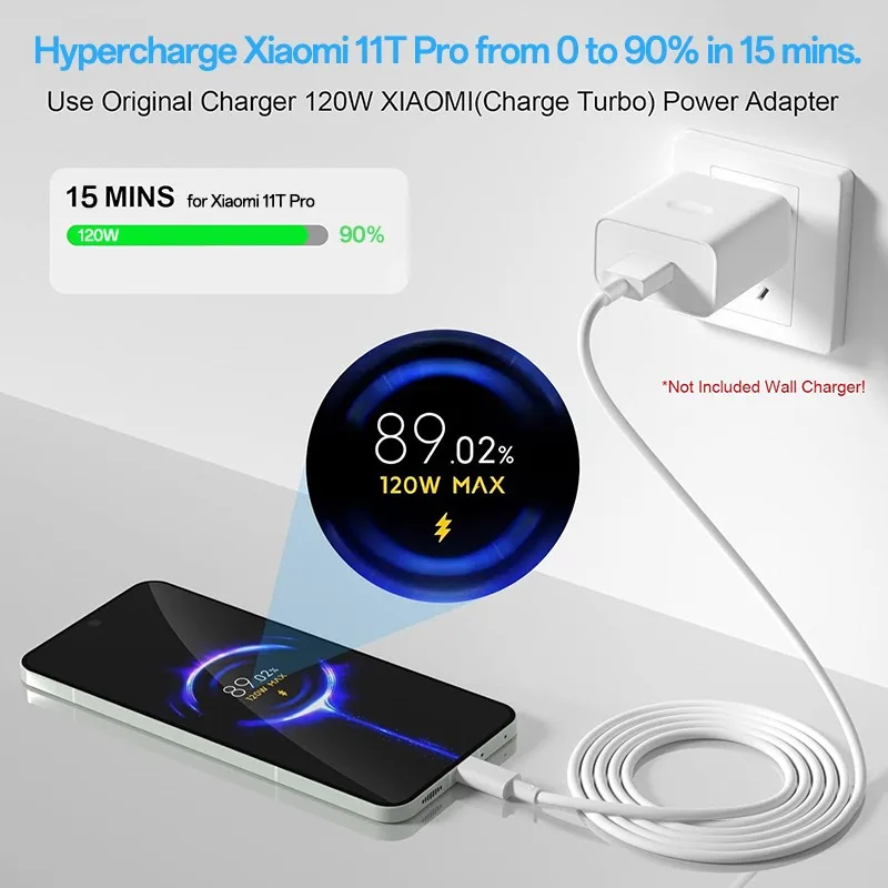الأصلي 120 واط USB توربو كابل شحن سريع ل Xiaomi mi 15 14 13 12 11 6A 67 واط نوع C كابل Redmi ملاحظة 10 9 8 7 برو K70 Poco X6