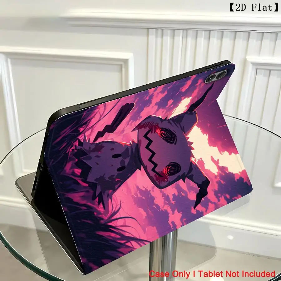 With Pencil Holder Case for Xiaomi Redmi Pad SE K Pad 8.8 9.7 12.4 Inch Pad 5 6 7 8 Pro Pad 6s Pro 7 Ultra Anime Pokemons