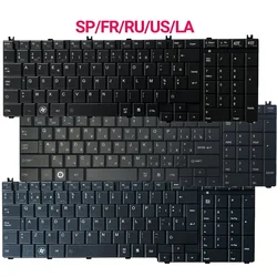 Russian/US/Spanish/French/Latin laptop keyboard For toshiba Satellite C650 C650D C655 C655D C660 C660D C670 L650 L655 L655D