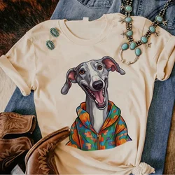 Camisetas Greyhound para mujer, camiseta Y2K, ropa de anime femenina