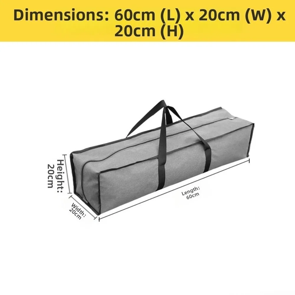 Large Folding Table Chair Holder Bag Multisizes Grey Canvas Canopy Pole Bag Oxford Cloth Tent Mat Storage Bag Kit