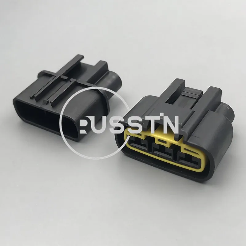 

1 Set 3 Pin Motorcycle Car Connector Automotive Waterproof Fan Plug AC Assembly QLW-A-B3F-B QLW-3F-B