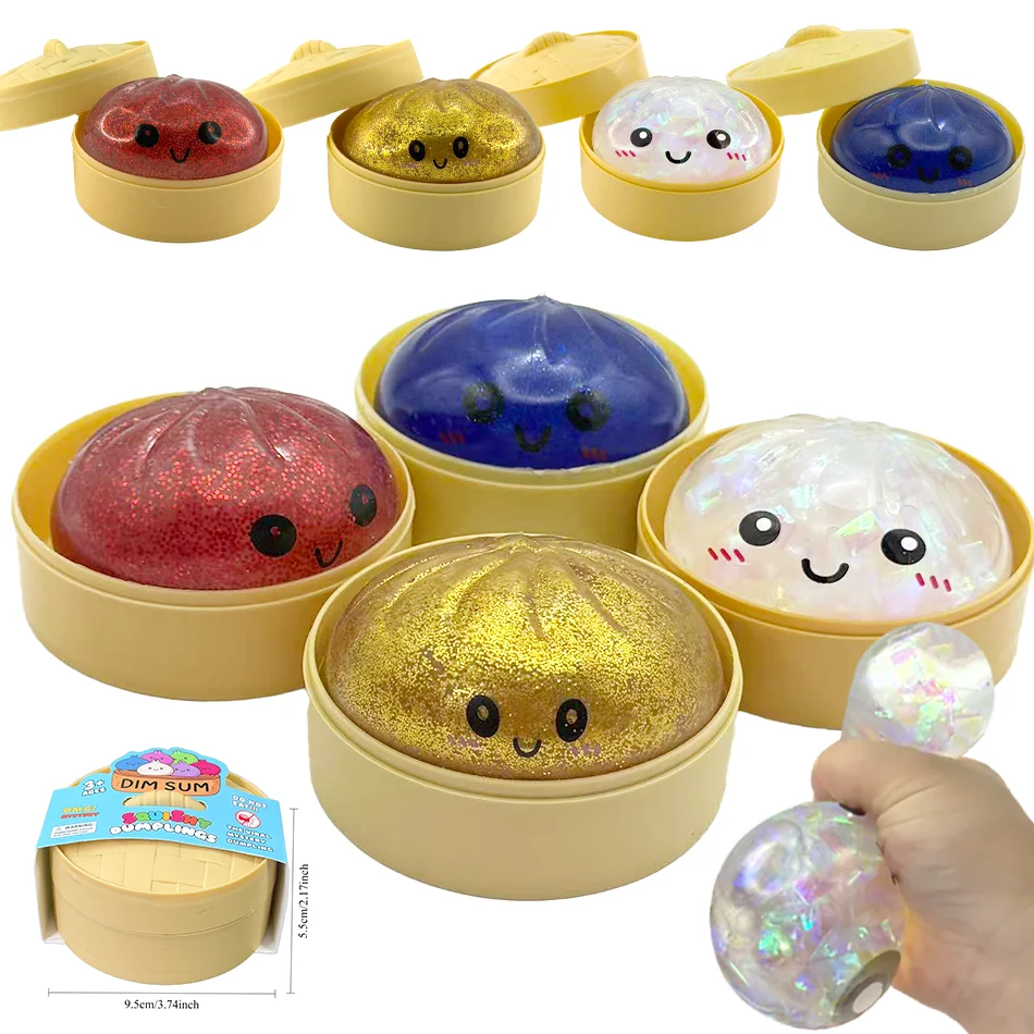 brinquedo-anti-stress-de-simulacao-de-pao-cozido-no-vapor-bao-com-contas-e-brilhos-macio-e-apertavel-acessorio-sensorial-de-descompressao