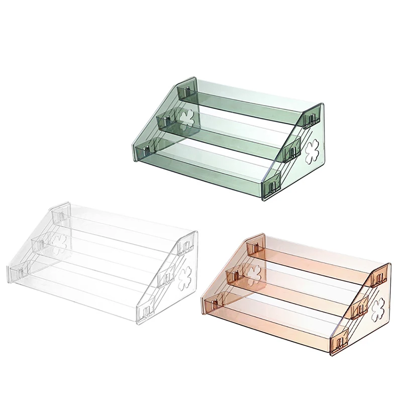 3-lagiger Nagellack-Display-Ständer für den Schreibtisch, Kosmetik-Display, Aufbewahrungsregal, Halter für ätherische Öle, Flaschen-Organizer