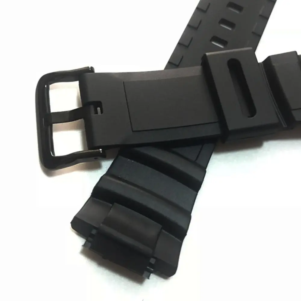 Sports Rubber Strap Men Women Pin Buckle Silicone Watch WristBand Soft Watchband for Casio MCW-110H 100 W-S220 HDD-S100 5434