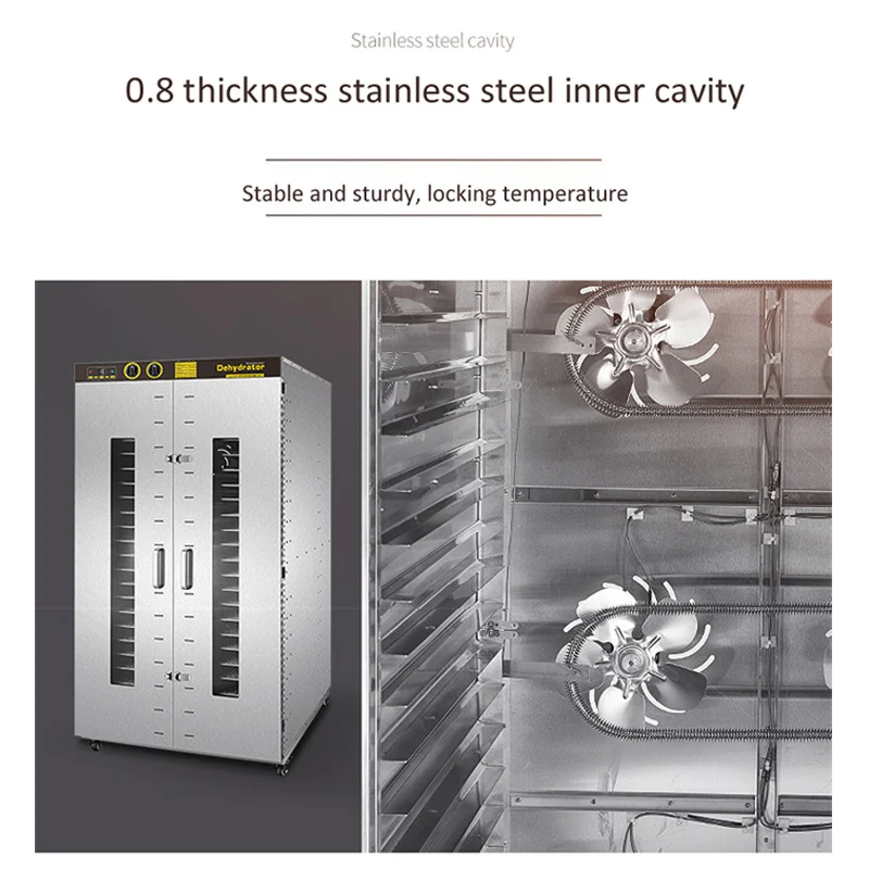 果物と野菜の乾燥機,食品脱水機,ドライフルーツ,72時間で販売,24層