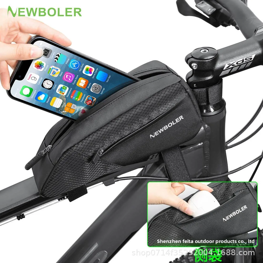 

NEWBOLER bicycle upper tube bag universal beam bag mountain bike road bike front beam bag bicycle bag