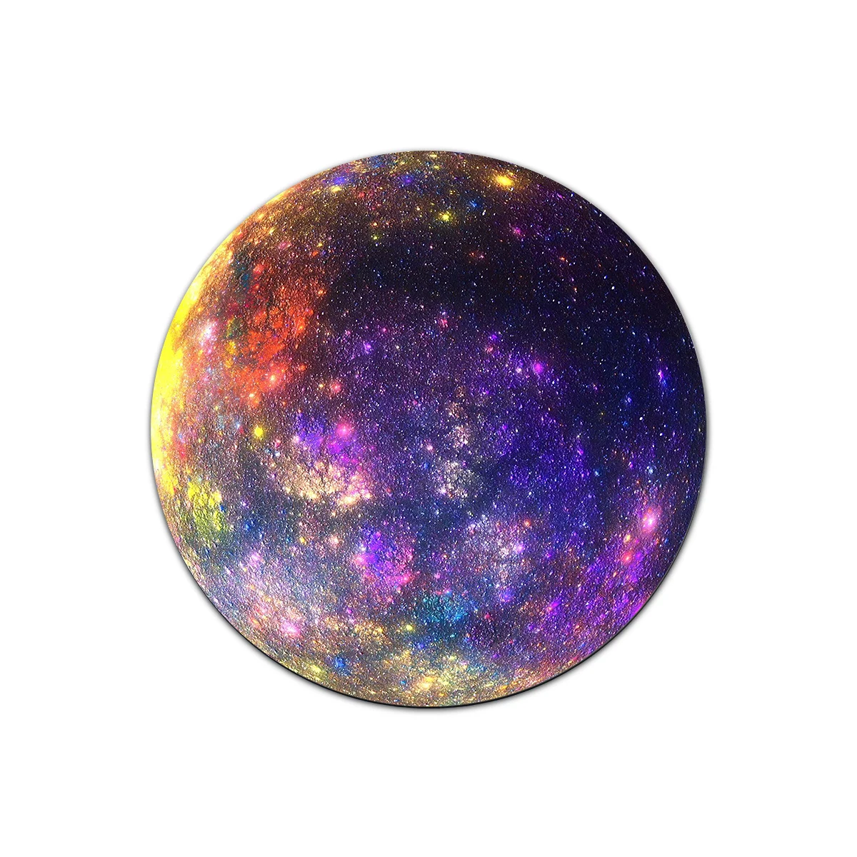 Planetary circular mouse pad Desk Mat Desktop decorative pad pc accessories rubber anti-slip laptop office mat Creative maus pad