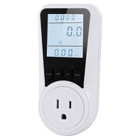 Electricity Monitor Wattmeter Power Consumption Monitor Power Meter Plug KW Voltage Tester,Smart Bill Socket,US Plug