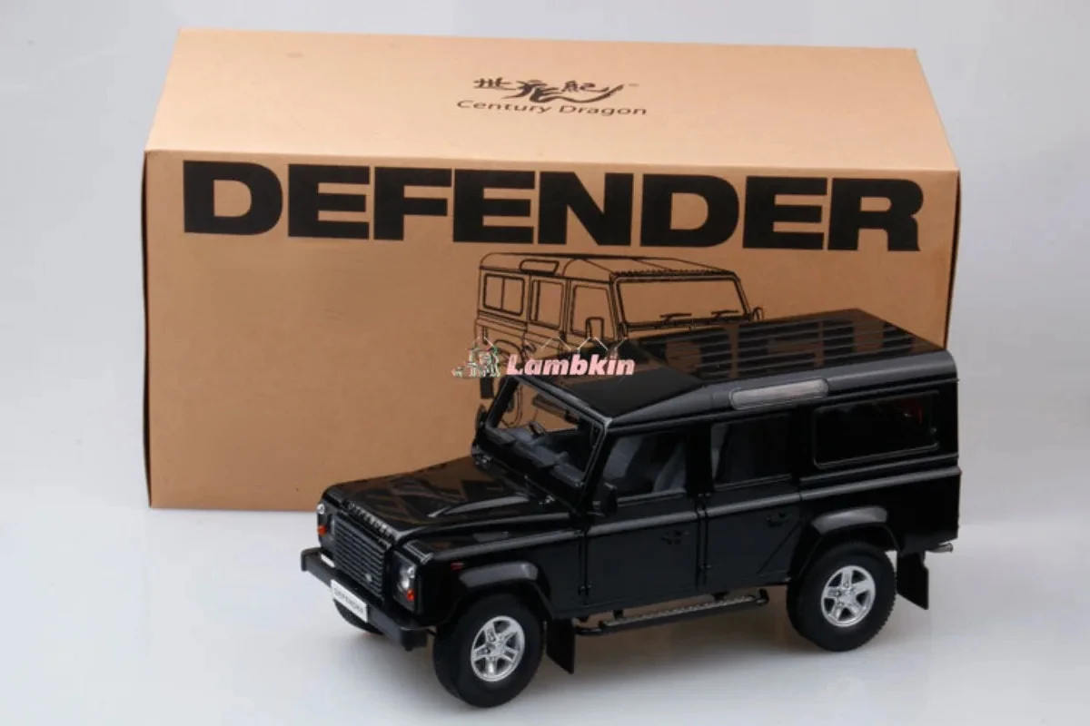 Simulação colecionáveis modelo de carro, dragão do século decoração, original Range Rover Defender 110, 1:18