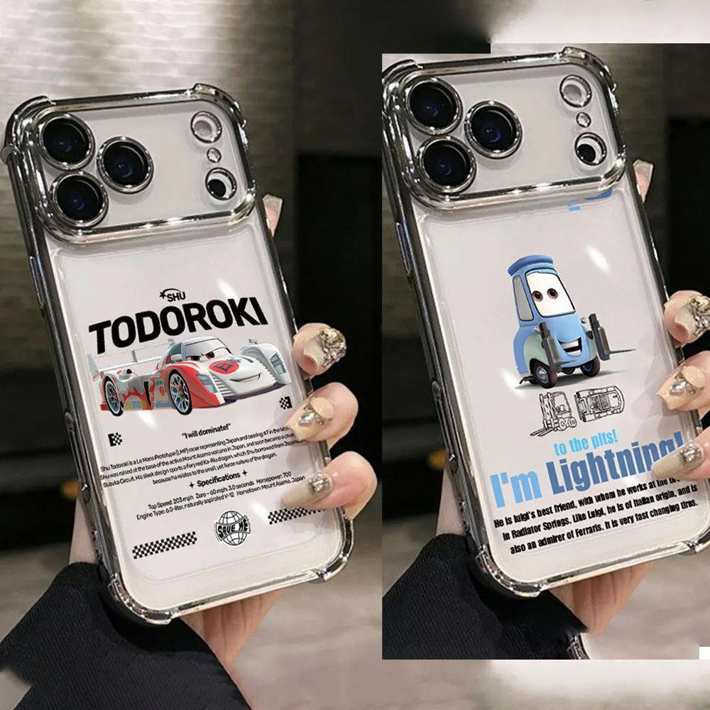 Funda de Teléfono con Diseño de Cars McQueens Sallys para Samsung A37 A57 A07 A36 A16 A06 A35 A55 A25 A26 A05s A15 A54 A34 A24 A14 A05 4G 5G