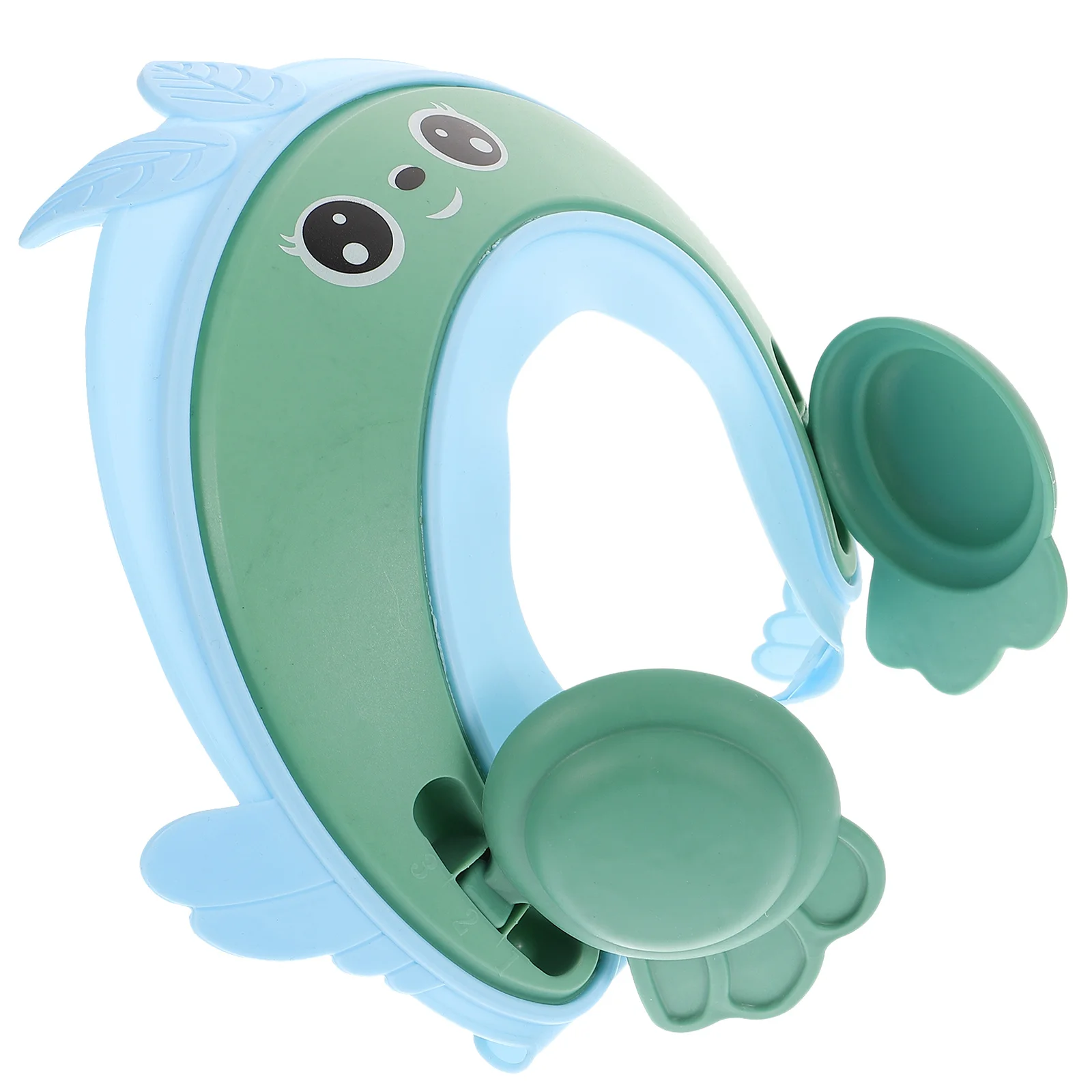 

Baby Bath Visor for Washing Hair Soft Lightweight Shower Hat with Crown Design Hair Washing Station for Toddler Haircut Use