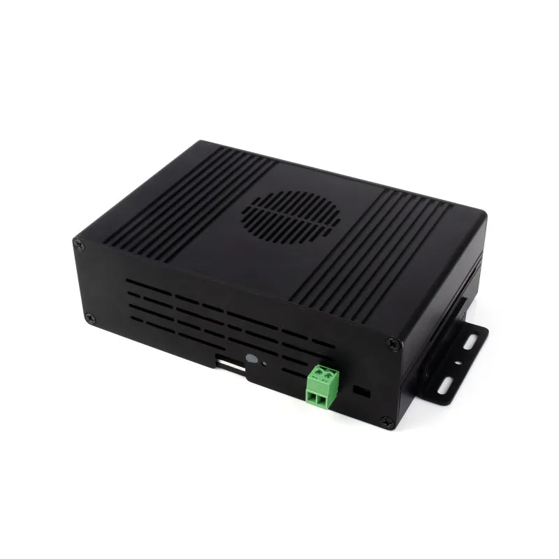 Kit de mini-ordinateur multifonctionnel tout-en-un conçu pour Raspberry Pi 5 (non inclus), options pour carte adaptateur PCIe intérieure