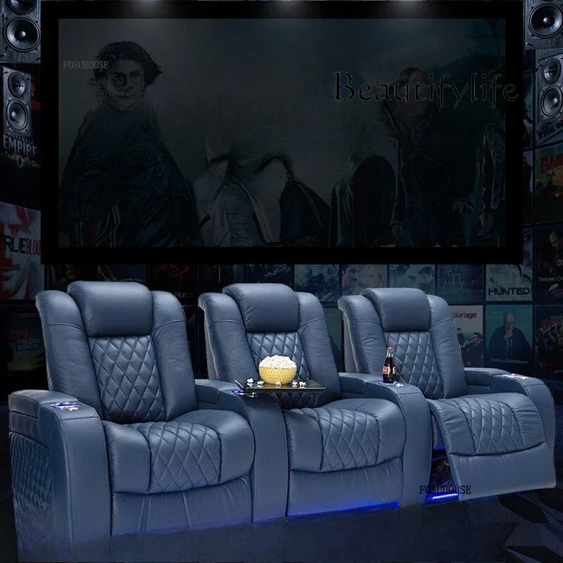 

Modern Multifunctional Reclining Sofas Home Villa Theater Living Room Sofa Balcony Leisure Relaxation Sofa Chair Home Furniture
