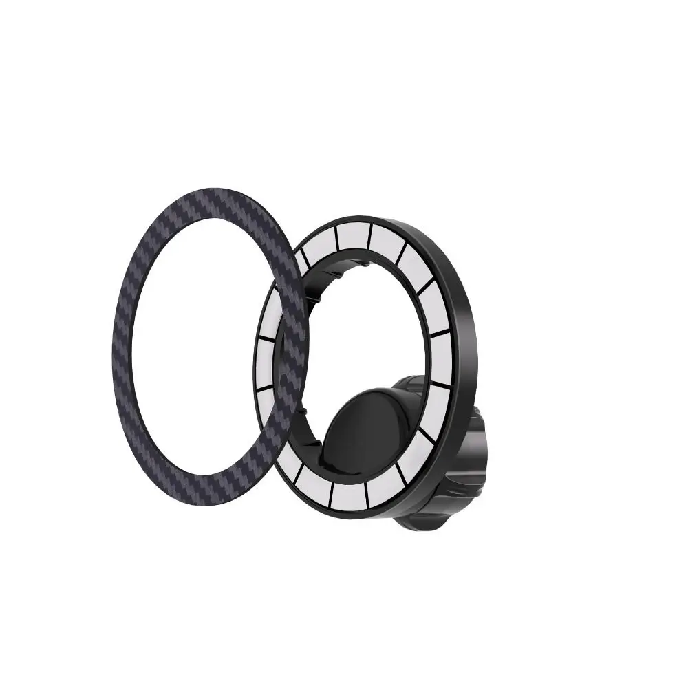 Magnetic Base Phone Holder Universal Rotatable Air Vent Clip Mount Stand Smooth Surface Stabilize Magnetic Adsorption Bracket