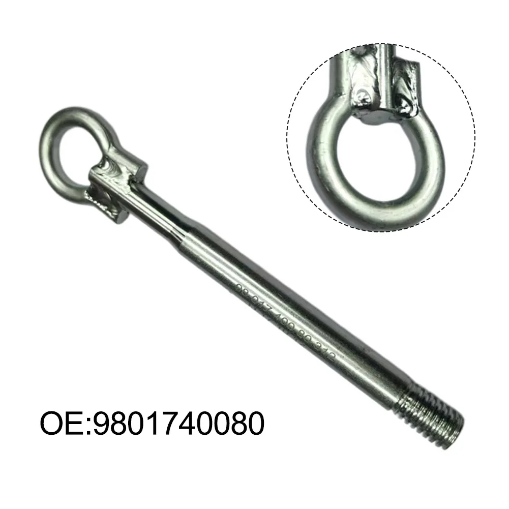 Front Recovery Towing Eye Quick Install Factory Fit OE Appearance Replacement Component Vehicle Specific Fit Metal Construction