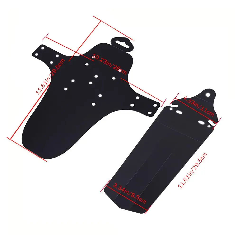 Bike Mudguard Bicycle Front Rear Mud Fender Mountain Bike Plastic Splash Guard Cycling Accessory