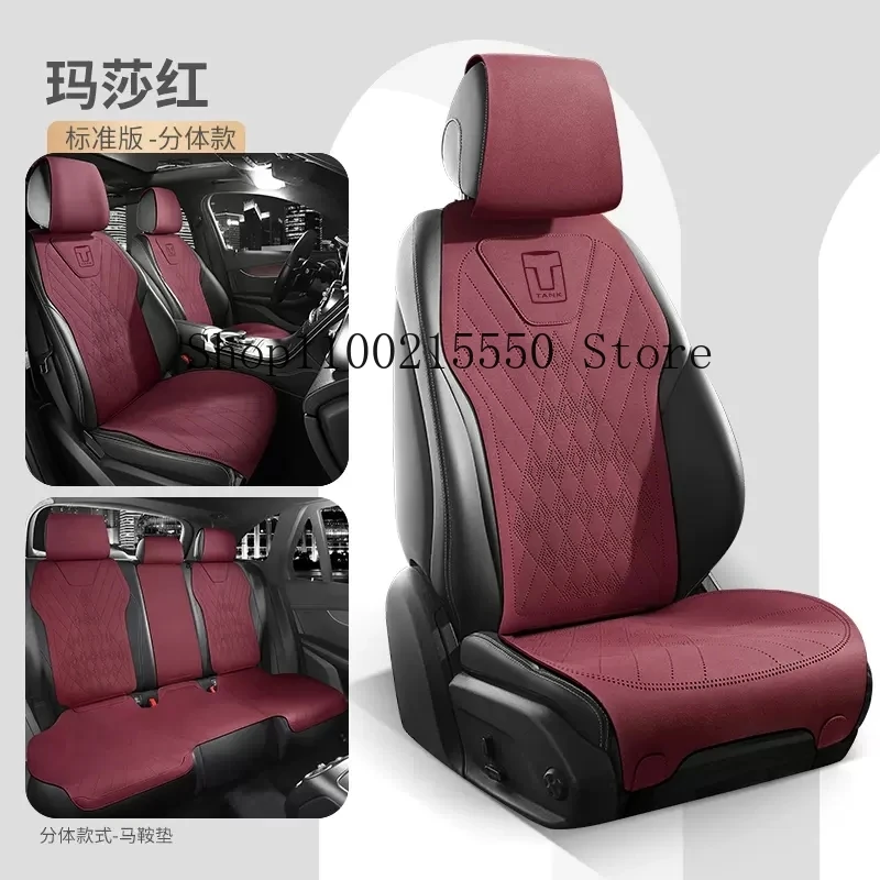 

Custom Fit Car Accessories Suede Saddle Seat Cushion Pad Half Covered For Tank 300 400hi4t/500hi4t/700