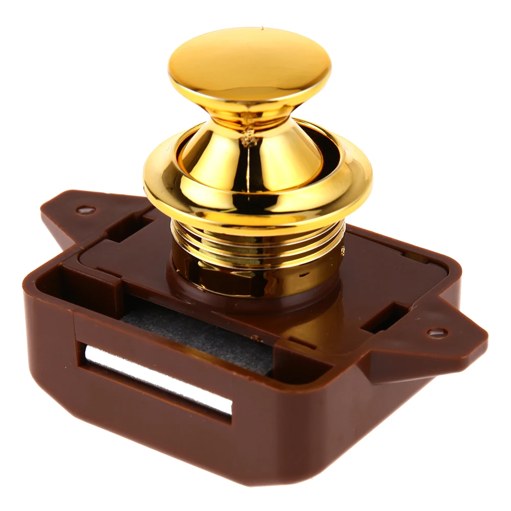 Kunci Tangkap Pintu Kabinet Kait Tombol Tekan Kunci Lemari Tanpa Kunci Kunci Tekan Mobil Kemping untuk Kapal Pesiar RV