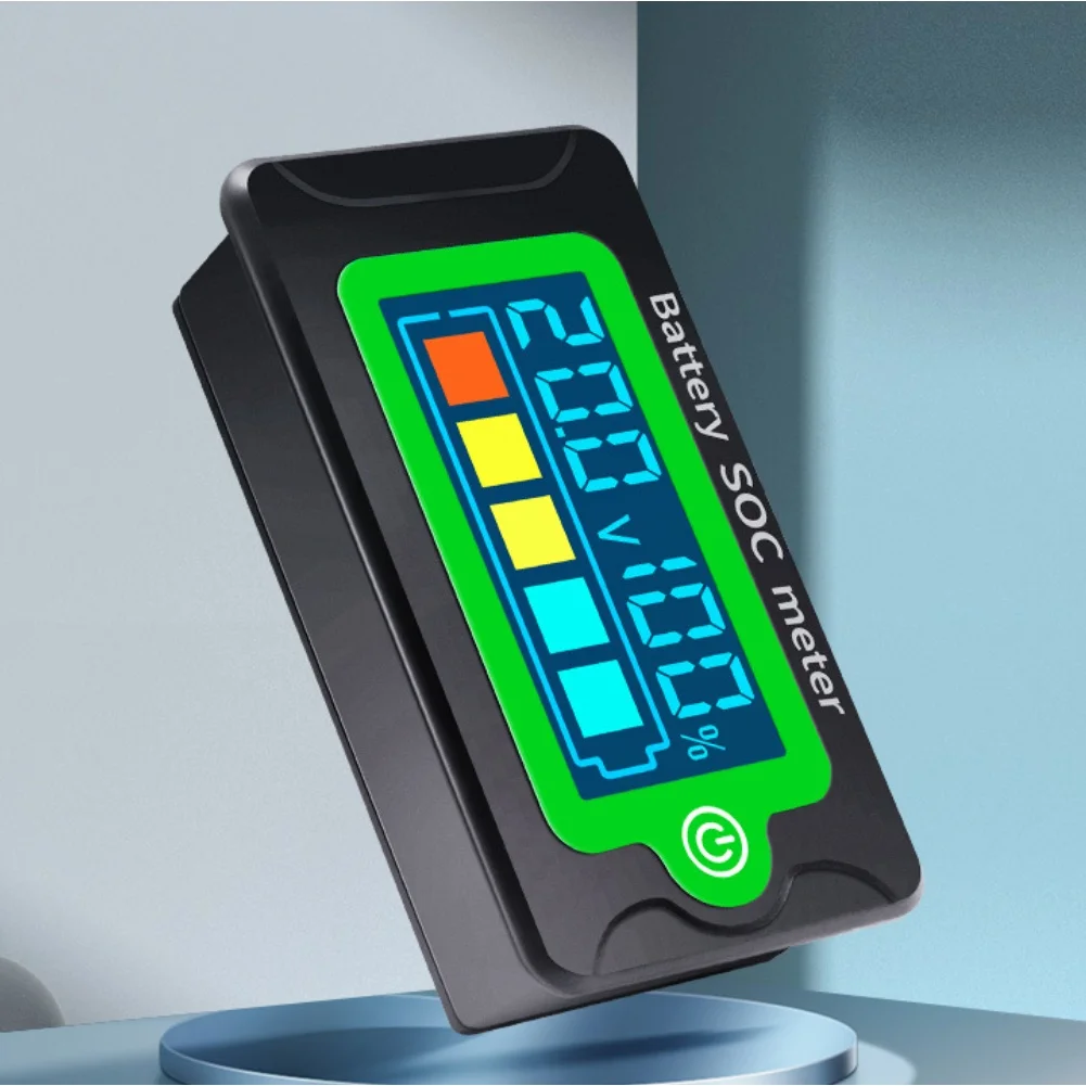 Waterproof Battery Capacity Indicator Voltmeter Digital Display Battery Tester For Test Measurement Tool Accessory