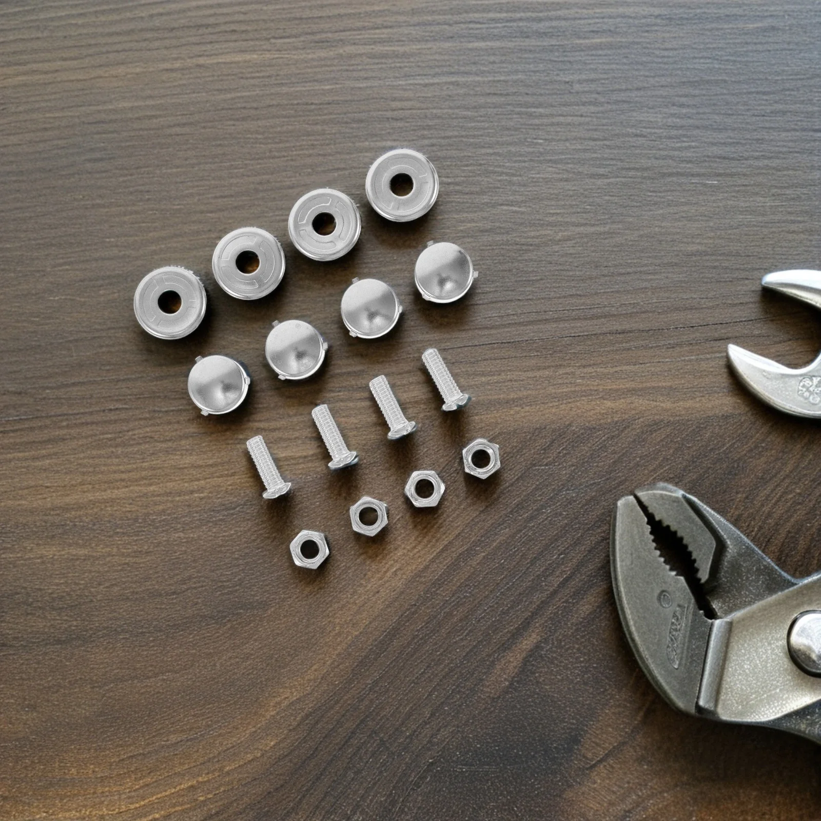 

2pcs Stainless Steel License Plate Screws Durable Lightweight Hardware For Secure Fit Universal Mounting Kit Fastening Bolts