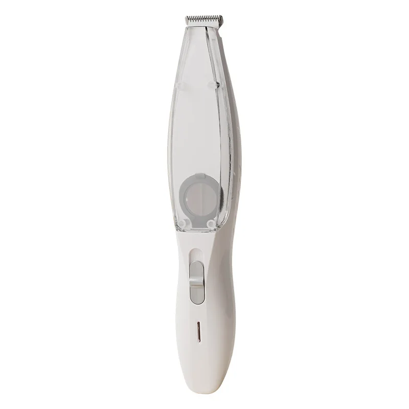 Pet Hair Trimmer Integrated Vacuum Suction Device Low‑noise Grooming Tool For Cat Shearing And Household Fur Cleaning Work view 6