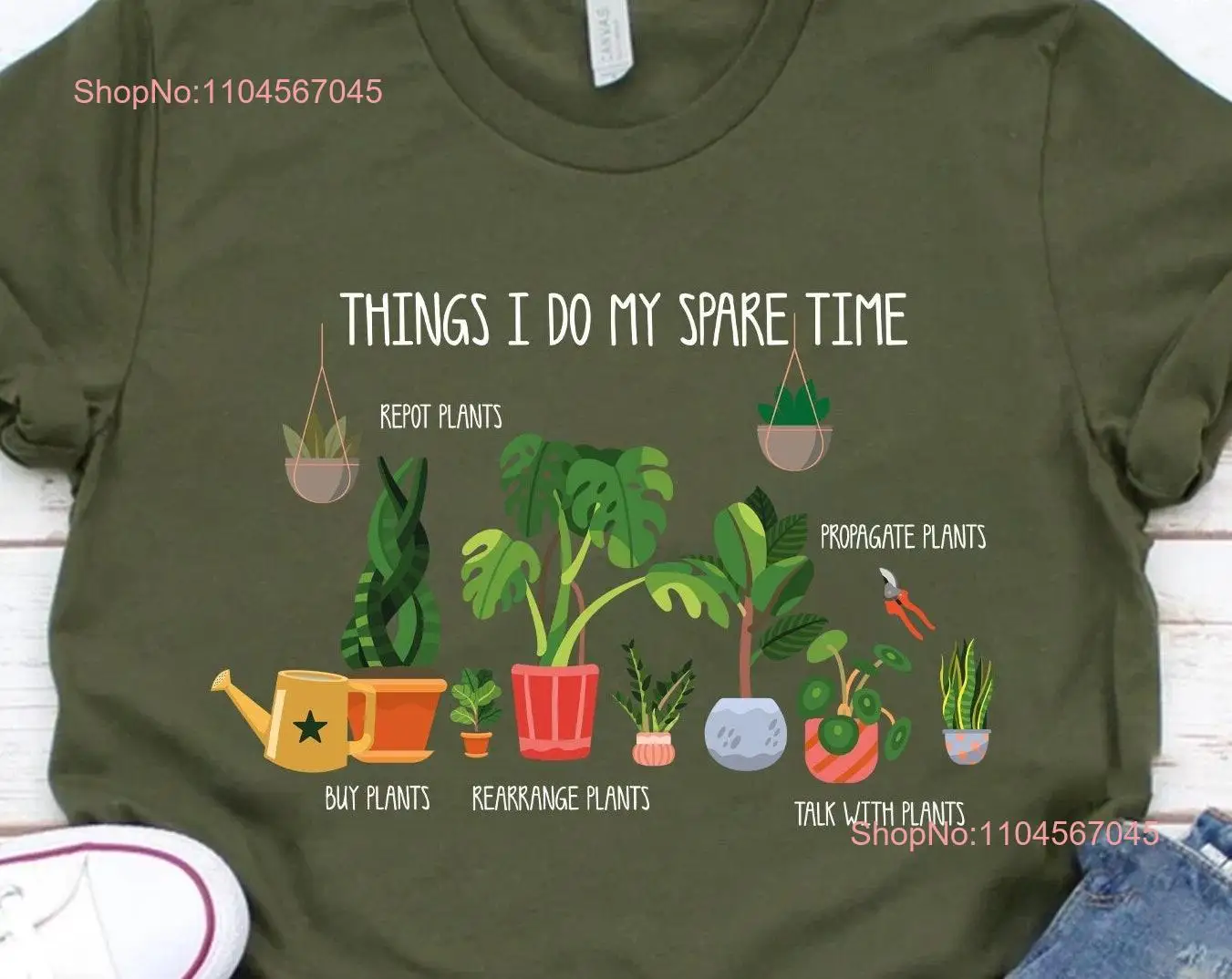 PlanT T Shirt s For Mom Garden Botanical Gardening Lover Lady long or short sleeves