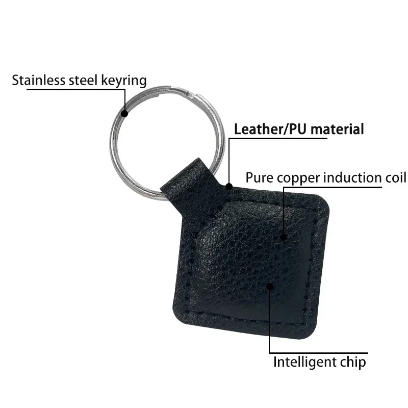 20pcs 125KHz T5577 Keyfobs Rewritable Duplicate Tag 5200 Proximity Copy Access Card ID Token Ring RFID Cloner Keychain